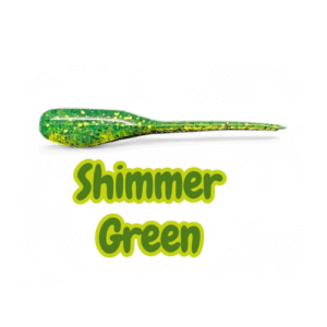 Shimmer Green 2” crappie shad