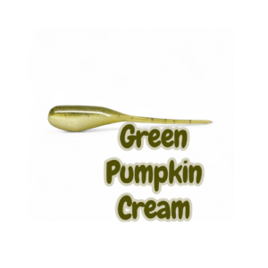 Green Pumpkin Cream 2” crappie shad