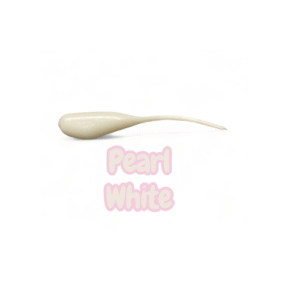 Pearl White 2” crappie shad